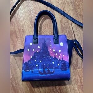 Loungefly Disney Tangled Princess Rapunzel Lanterns Lights Satchel Bag crossbody